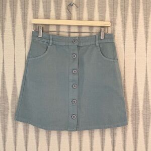 Jungmaven Vassar skirt in light blue. NWOT. Size M